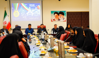 نشست سرپرست دانشگاه بیرجند با همکاران خانم حوزه خدمات